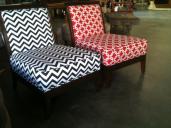 Custom Built Chairs Using Warehouse Fabrics Inc. Fabrics!